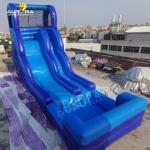 Blue 0.55mm PVC Inflatable Playground Slide For Festival Event