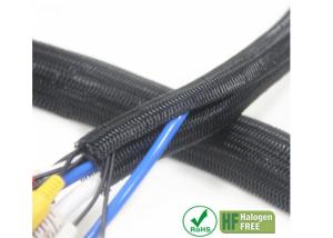 China Kink Resistance Self Wrapping Braided Sleeving Good Strength For Cable Protection factory