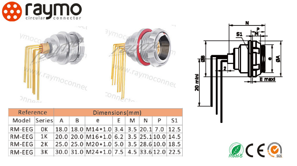 Low Voltage Circular Waterproof Connector , Waterproof Automotive Connectors