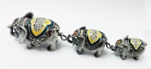 China Gift Jewelry Box Elephant Shape Trinket Box Alloy Jewelry Box factory