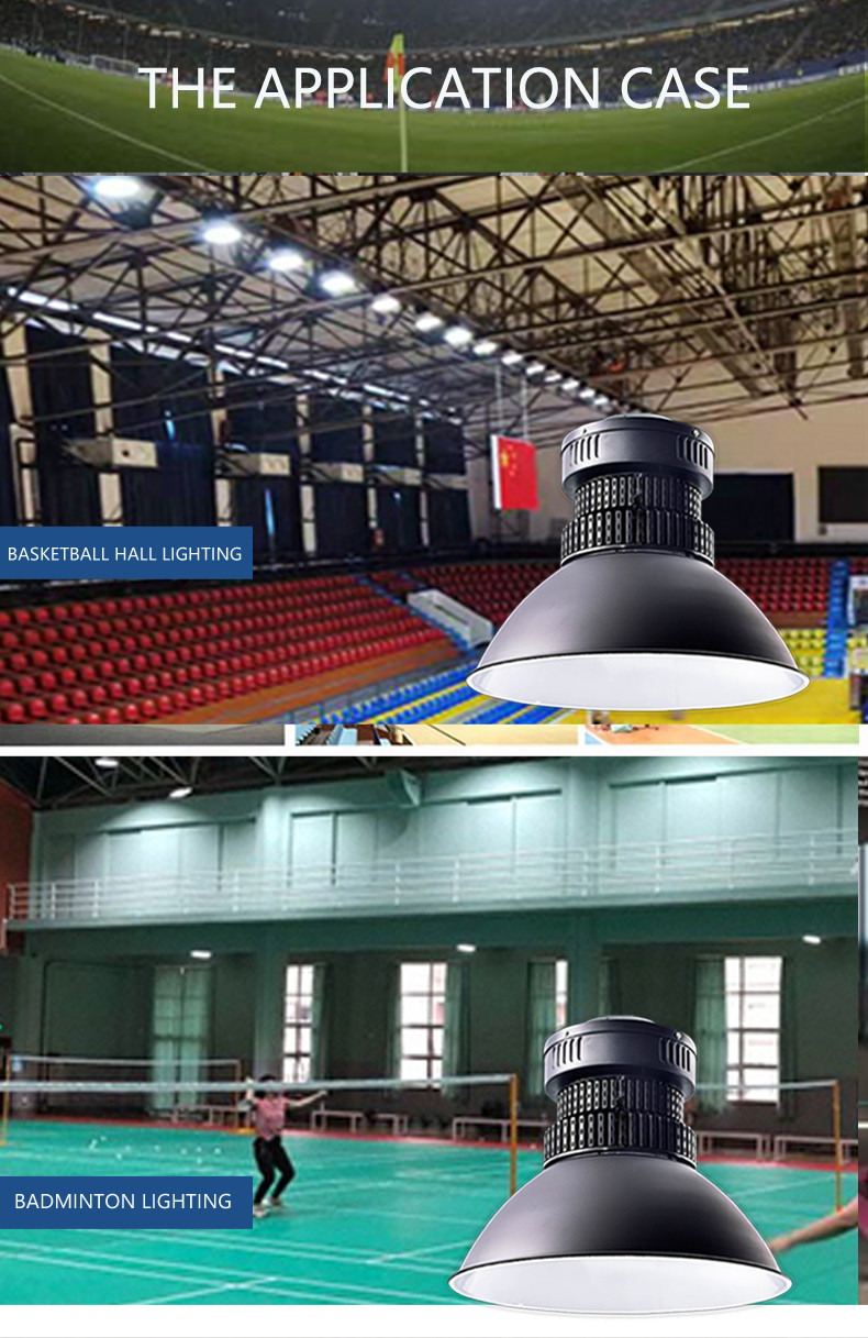 Basketball LED High Bay Lights 200W 150W 100W SMD 3030 Customized