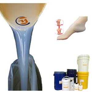 China Casting RTV2 Liuqid Silicone Rubber for Translucent Shoe Insole​ factory