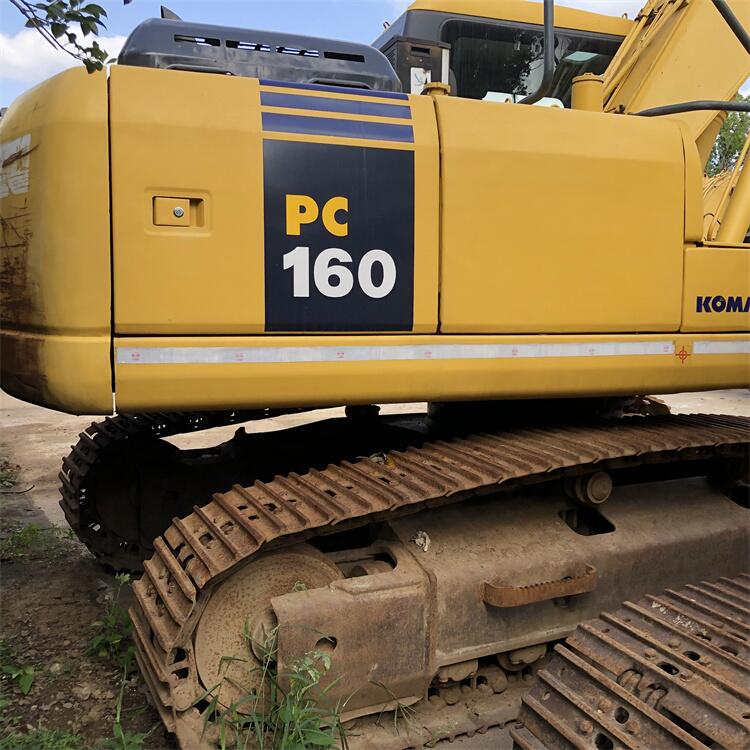 16 Ton Hydraulic Used Komatsu Excavator PC160 Good Health and Original Color in Japan