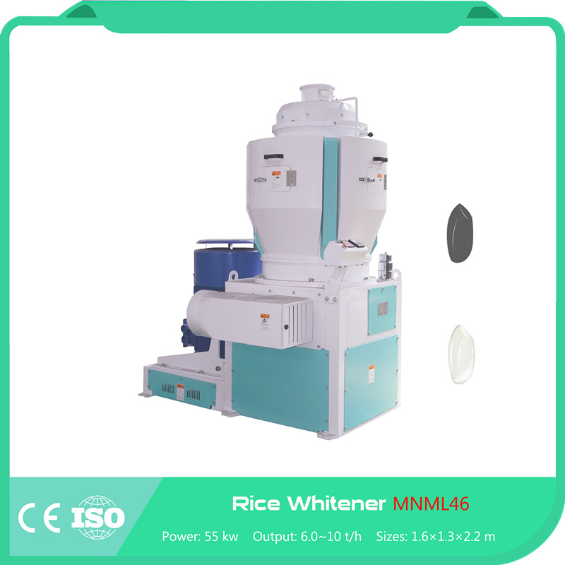 1620*1250*2180mm 55kw MNML series Vertical Emery Roller Rice Mill Whitener