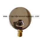 150psi Brass Liquid Filled oil Pressure Gauges 4" Dial 1/2 NPT Lower Mount