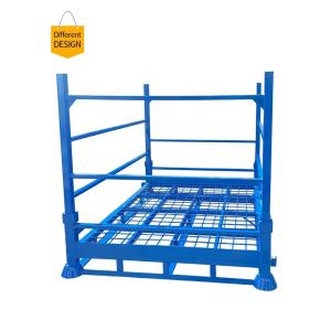 China Foldable Metal Stillages for Heavy Duty Warehouse Storage Powder Coated or Galvanized factory