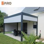 Motorized Opening Rotate Louver Modern Aluminum Pergola For Commercial