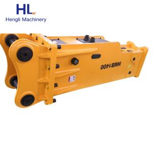 China RM140 Mini Excavator Top Type In Chisel 135mm Hydraulic Hammer Rock Road Stone Breaker factory