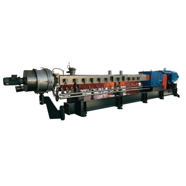 China Energy Efficiency Twin Screw Extrusion Granulator Temperature Control Twin Screw Extruder Machine factory