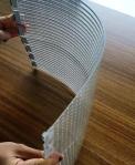 Full Color Indoor Film Soft Curved Curtain High Transparent Led Display P7.5 P10