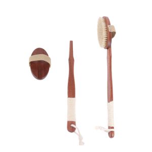 Dry Skin Brush Boar Bristles Baby Bath Brushes Body Back Cleaning Exfoliating