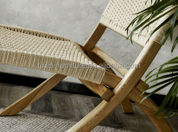 Natural Wood Woven Cord Living Room Chair The Perfect Combination of Style and Function in London