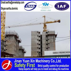 China QTZ6010 tower crane for 80m building project factory