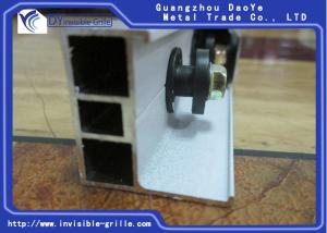 China Fixed Aluminium Sliding Rail , Invisible Grilles Aluminium Track Channel factory