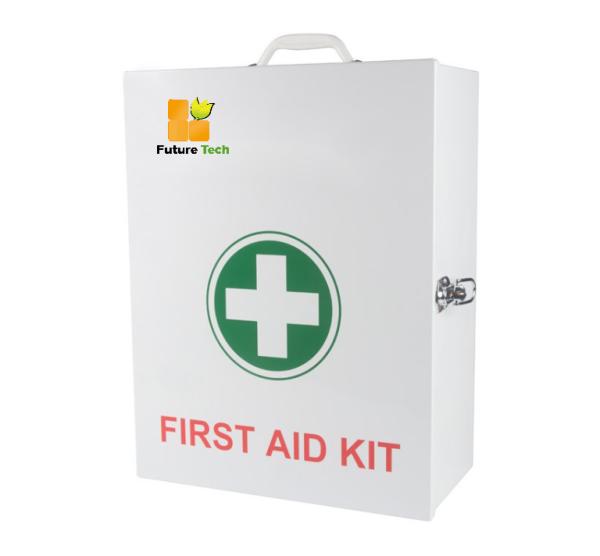 Survival Standard First Aid Kit Cabinet Wall Mounted For Office Building