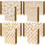 Custom Color Accepted Gold Foil Logo Gift Craft Shopping Paper Hand Bag With