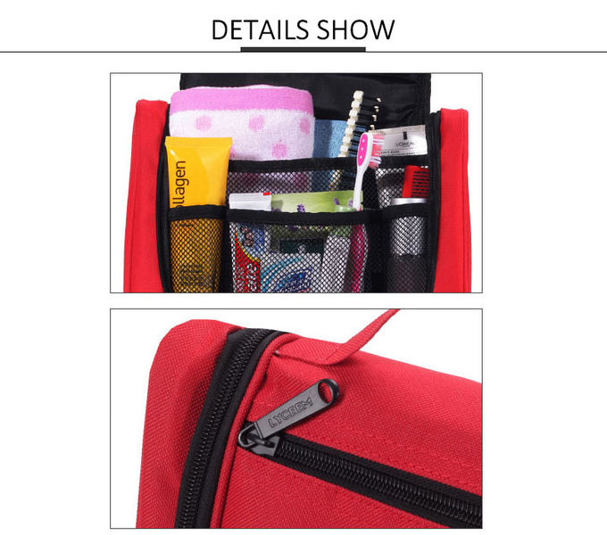 Waterproof Large Capacity SGS Hanging Cosmetic Travel Bag