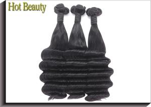 China No Synthetic Virgin Human Hair Extensions Funmi Water Wave Double Drawn Style factory