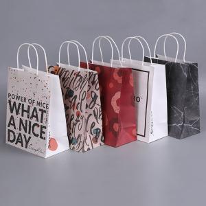 China Custom Handle Shopping Bag Food Kraft Paper Bags for All Your Packaging Needs factory