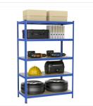 Custom Store 5 Tier Stainless Steel Display Warehouse Shelving Racks For Storage