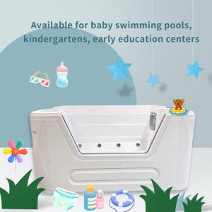China Rectangular Baby Bath Tub Computer Control Freestanding Massage Bathtub factory