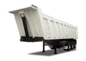 China SWTST500U Low Bed Semi Trailer 3 Axles Tipping Semi Trailer 40 Ton Capacity factory