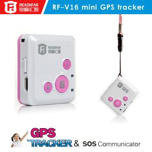 China Reachfar rf-v16 mini personal gps gsm tracker watch for kids elderly children factory