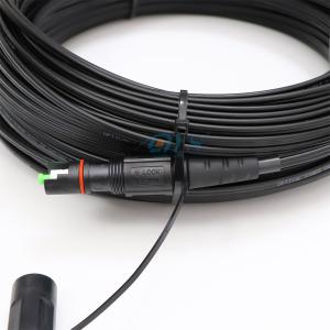 China SC APC Fiber Optic Drop Cable Waterproof with 4.8mm 7.0mm Diameter factory