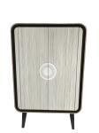 Luxury 5-star American hotel Custom made 2-tone 2-door tall cabinet Wardrobe