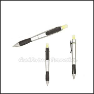 China Customed promotion Printed logo advertising ballpoint pen with highlighter business gift factory