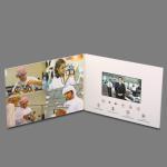 OEM Thinnest LCD Flip Book Video Player Greeting Card ROHS CE Approved