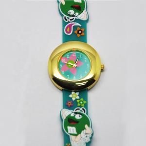 China 3D Cartoon Kids Waterproof Watch With Alloy Case And Silicone Band factory