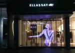 1000nits 7.82mm Pitch Transparent Led Curtain 60fps Full Color