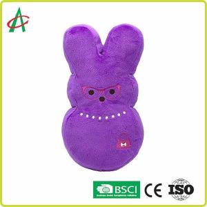China BSCI Factory Made Indestructible Interactive Pet Toy 4&quot; 6&quot; 12'' Purple Yellow factory
