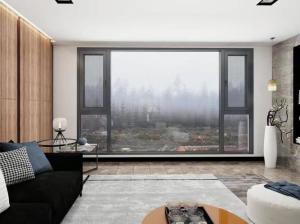 China Customizable Aluminum Alloy Casement Windows Soundproof / Insulated Office Building Essential factory