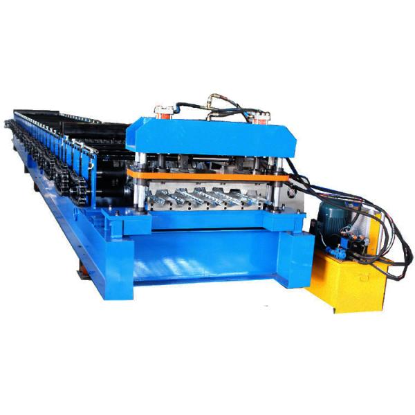 Cold Forming PLC Floor Decking Machine / Equipment 15m/Min
