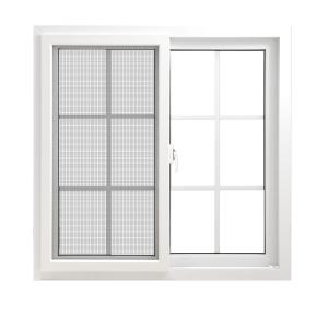 China Pvc Sliding Window Double Glazed Sound Insulation Tempered 58mm factory
