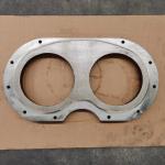 Custom SCHWING Concrete Pump Spare Parts 260mm Spectacle Plate
