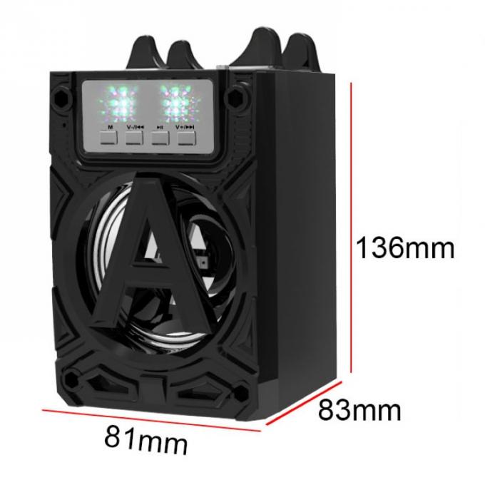 With flashing effect wooden box Bluetooth speaker CH-M62  portable outdoor bluetooth speakers   frequency response rang