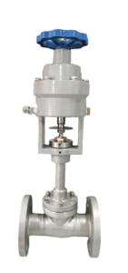 China Cryogenic Emergency Shut Off Valve Pneumatic Globe Valve Flange Connection factory