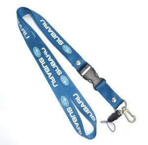 China 1 Side Multicolor Nylon Cell Phone Neck Lanyard Eco Friendly 20 X 800 + 100 mm factory