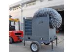 Trailer Mounted Tent Air Conditioning Systems 10HP Portable Industrial Ducted AC