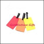 Waterproof High Visibility Color Silicon Luggage Tag Wear Resistance