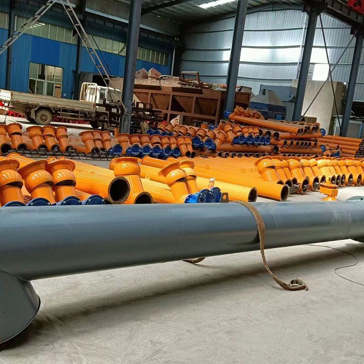 50Tph Screw Conveyor Feeder Spiral Screw Conveyor High Speed Flexible