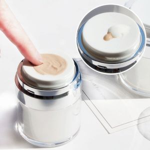 100g Empty Lotion Pump Bottles Refillable 50ml Airless Pump Bottle