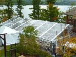 Luxury Outdoor PVC Transparent Wedding Tent , Windows Wedding Event Tent For 300