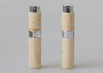 Travel Size Twist And Spritz Atomiser 10ml Plastic Mini Spray Bottle Wood Grain