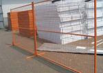 Orange 2400mm Temporary Security Fence Secure Temporary Fencing