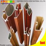 High Temp Heat Transfer Powder Coating , Aluminum Wood Grain Finish Powder