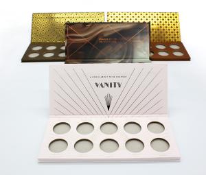 China Sustainable Custom Eyeshadow Packaging 27mm 10 Pans Empty Cosmetic Containers factory
